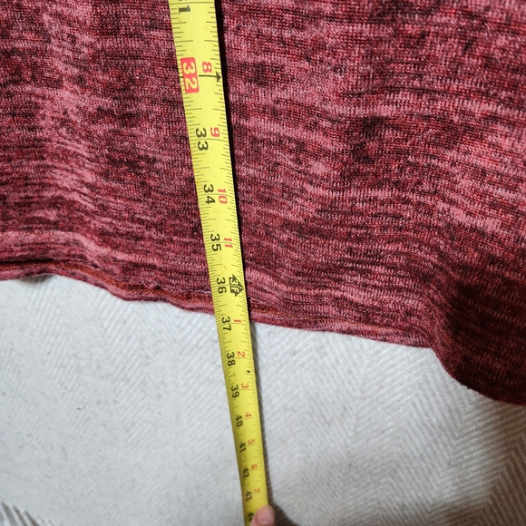 Doublj Plus Size 2X Heathered Rose Color Cowl Neck Midi Dress Stretchy - Picture 6 of 8